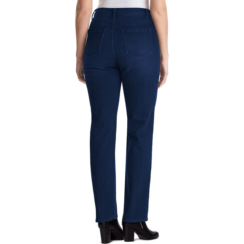 Gloria Vanderbilt Women's Classic Tapered Amanda Jeans, Portland Blue, 16 Long - Picture 2 of 3